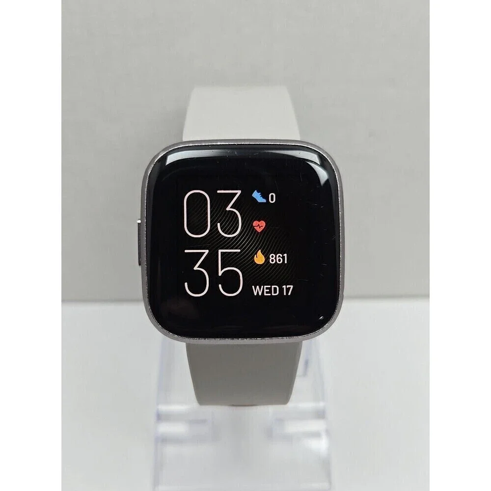 Fitbit Versa 2 Smartwatch Gray 40mm Alexa WR50M Always On Display No Charger
